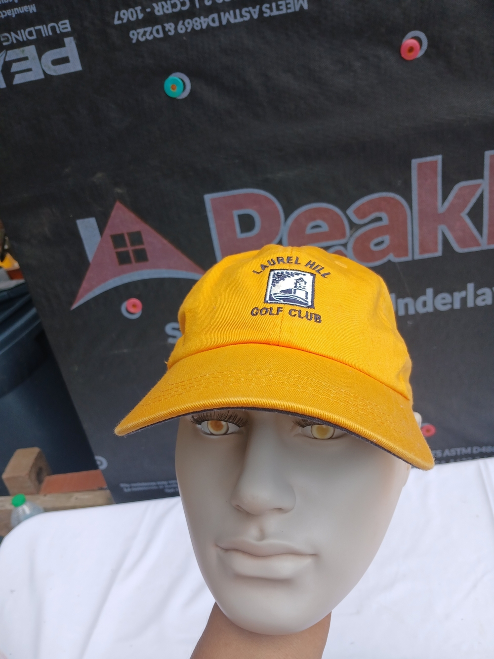 Laurel Hill Golf Club Yellow Baseball Cap